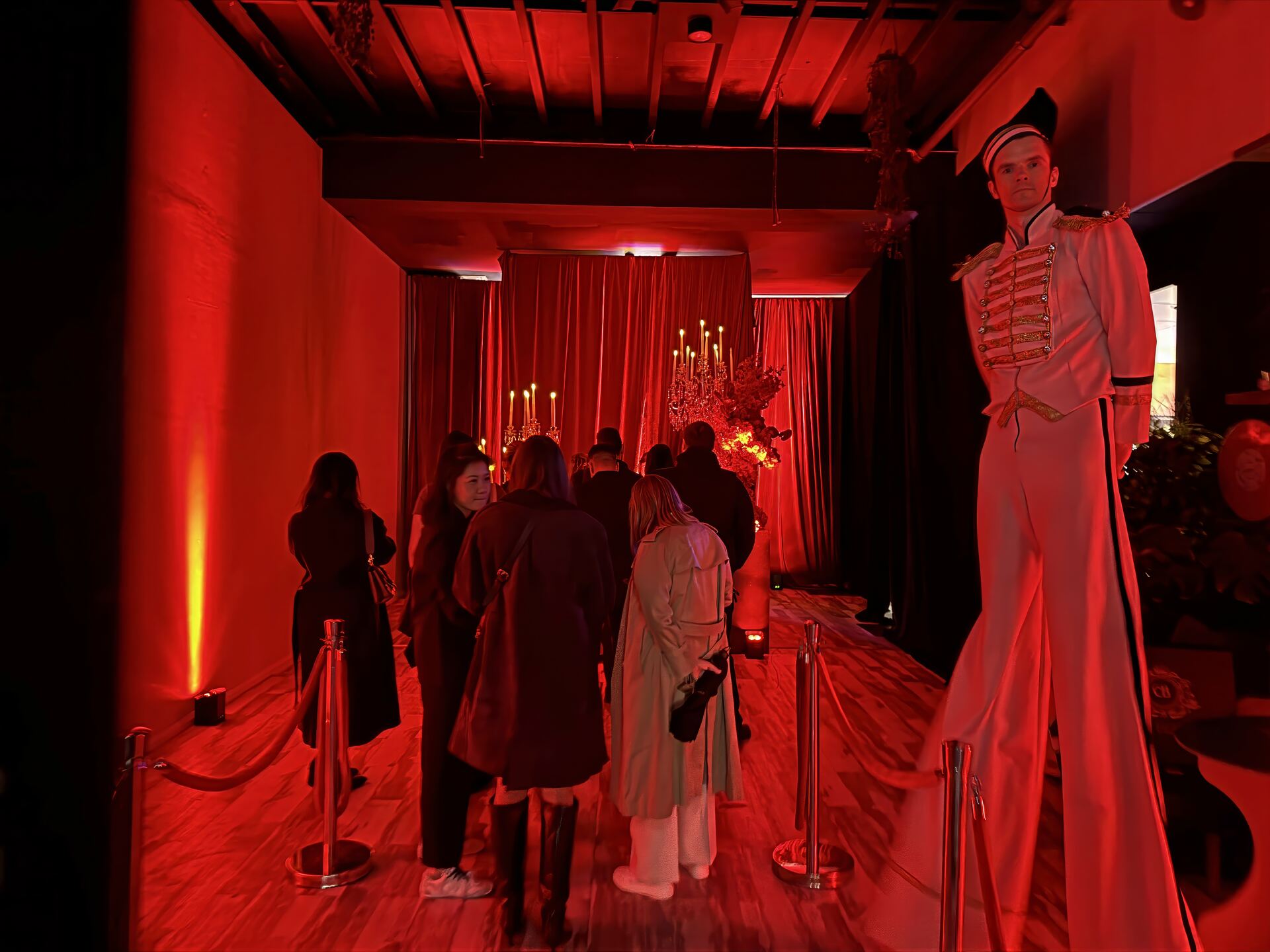 Elegant entrance styling for a private event at 3Danks Waterloo
