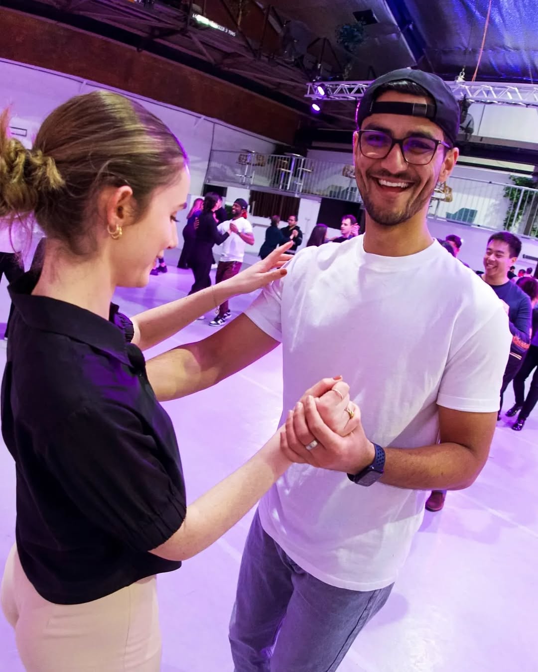 Salsa dancing