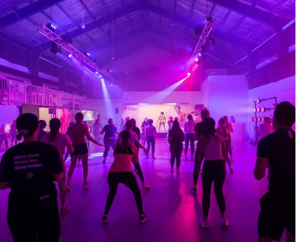 FitBit corporate dance event at 3Danks, Waterloo Sydney