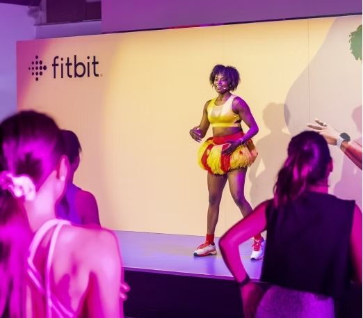 FitBit fitness instructor