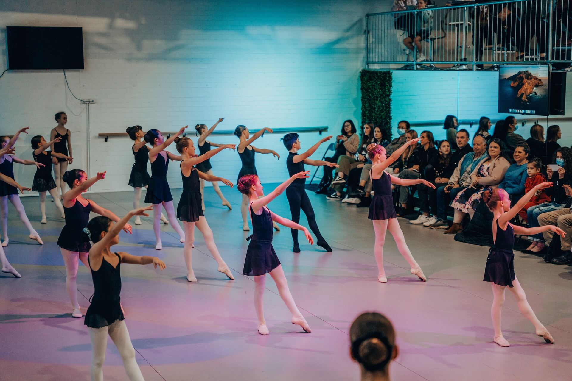 Ballet performance rehearsal at 3Danks dance studio hire, Waterloo Sydney